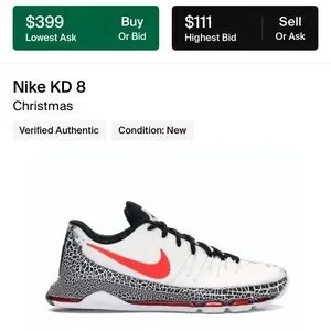 Nike | Shoes | Kd 8 Christmas Multi Colored | Poshmark display picture 2